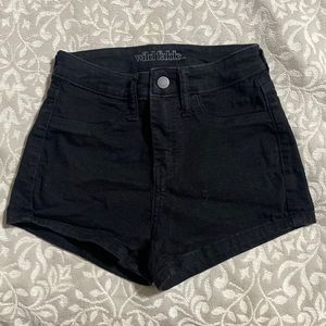 Black Wildfable Blue Jean Shorts